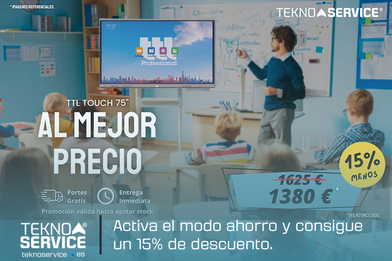 Pantalla Interactiva 75” TTL Professional al mejor precio